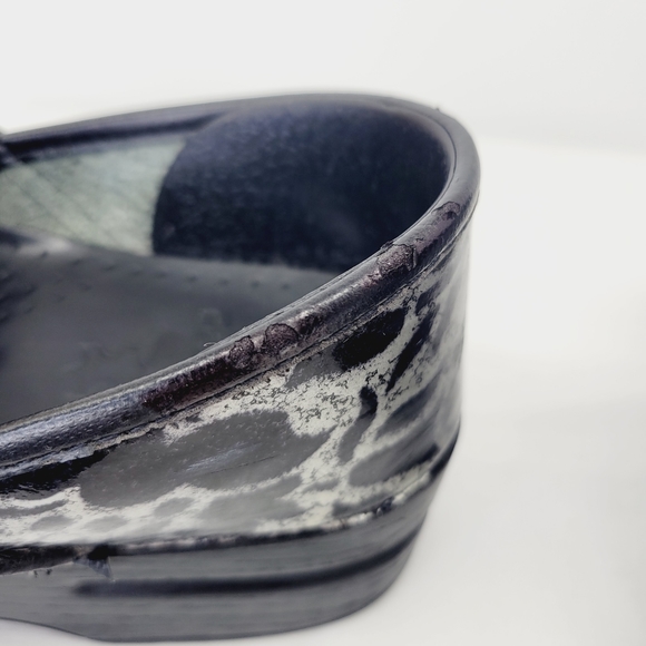 Dansko Professional Floral Metallic Leather Clog - Picture 7 of 10